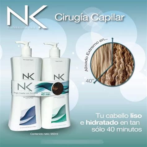 Cirug A Capilar Con Keratina De Nk Professional Litro Mercadolibre