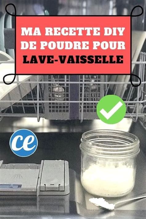 Poudre Pour Lave Vaisselle Ma Recette Secrète Pour Une Vaisselle