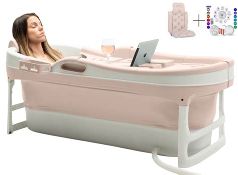 HelloBath skládací vana písková 148 cm Kaufland cz