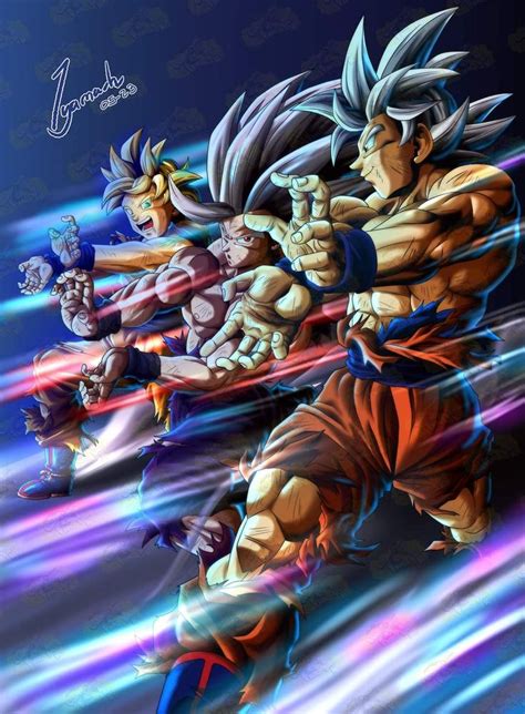 Goku Mui Gohan Beast Y Goten Ssj Dragon Ball Art Goku Anime