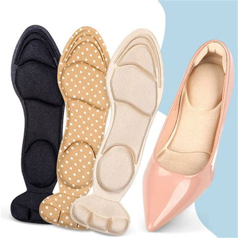 1 Pair 7d Comfort Breathable Women S Fashion Insoles Massage High Heeled Shoes Insoles Anti Slip