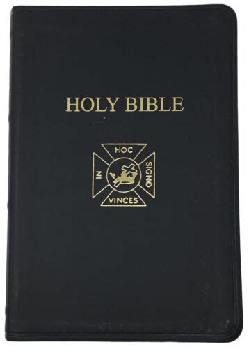 New Knights Templar Member Bible Cornerstone Edition Ebay