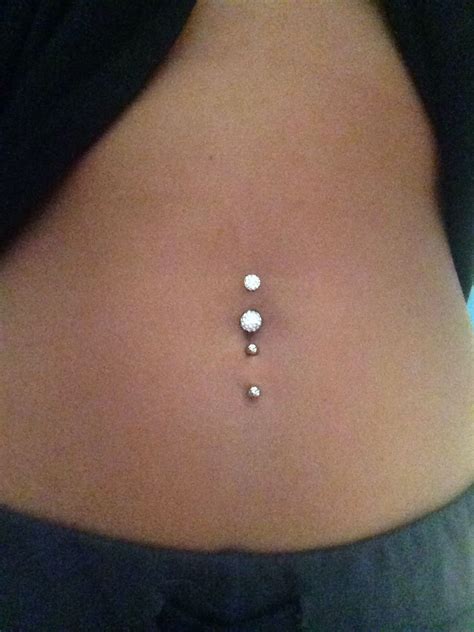 Bottom Belly Button Piercing Can T Wait To Change The Ring Navel