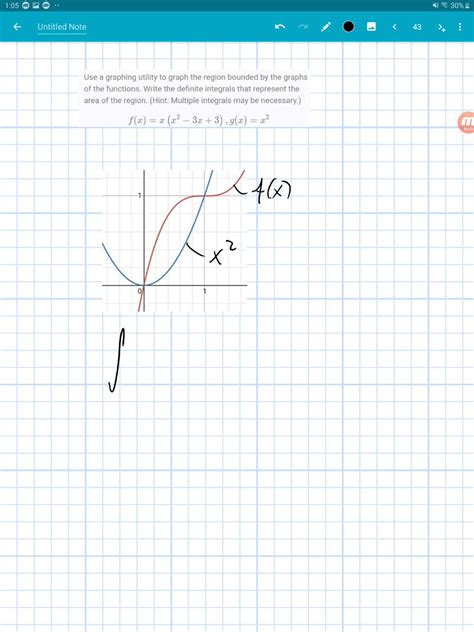 Solved Use A Graphing Utility To Graph The Region Bounded By The Graphs