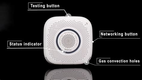 Heiman Home Automation Gas Leaks Detector Wifi Operated Gas Sensor With