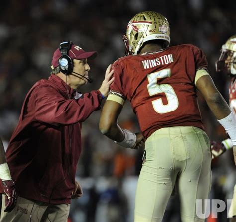 Photo Florida State Vs Auburn Bcs National Title Game Held In Pasadena California