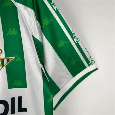 Retro 1995 96 Real Betis Soccer Jersey Home Soccer Jersey Yupoo