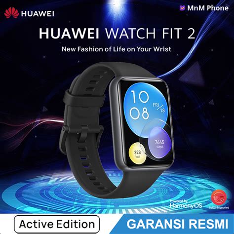 Jual Huawei Watch Fit 2 Active Editon Harmony OS Garansi Resmi