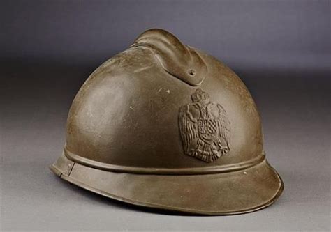 Late Arrivals : Serbian WW I Type "Adrian" Steel Helmet. Front with ...