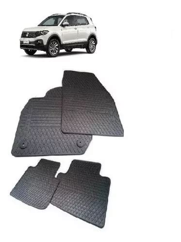 Jogo Tapete Original Vw T Cross Em Pvc Borracha Gp