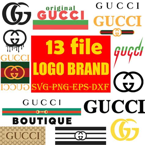 13 Gucci Logo Bundle Svg Gucci Logo Svg Gucci Logo Svg Fa Inspire