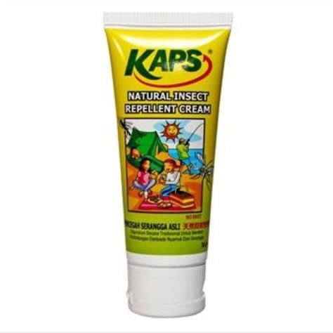 Kaps Natural Insect Repellent Cream 30g Lazada