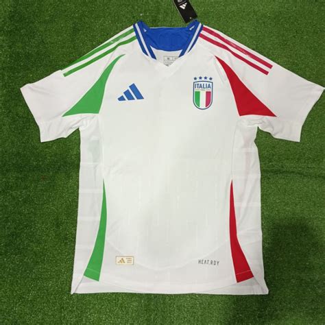 Jual JERSEY BOLA ITALY AWAY EURO 2024 PLAYER ISSUE HEAT RDY TERBARU GO