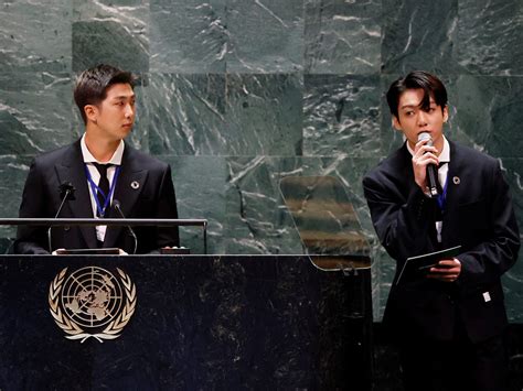 A YouTube Video Of Korean Boy Band BTS Giving A Speech At UN General