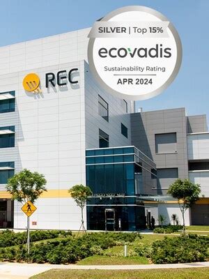 Rec Group Receives Ecovadis Silver Medal For Its Advanced Esg Efforts