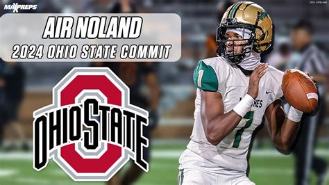 The QB with one of the BEST Names in High School | 2024 Ohio State commit Air Noland ...