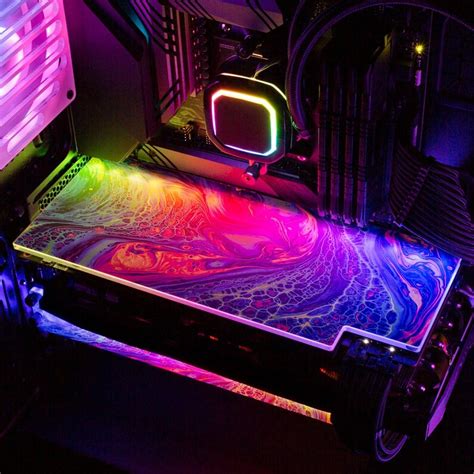 Custom RGB GPU Backplate Sweetest Devotion artist Geoglyser - Etsy