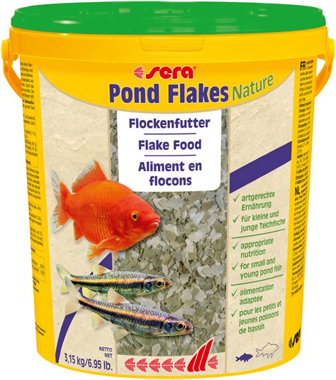 Sera Pond Flakes Nature Alimento Base Para Peixes De Lago Aquacentro