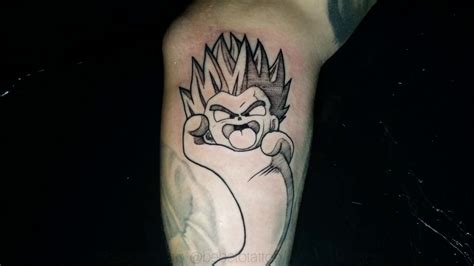 Tatuagem Do Dragon Ball No Braço Gotenks Ghosts Fantasmas Contra