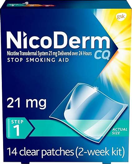 Amazon Nicoderm Cq Step Nicotine Patches To Quit Smoking Mg