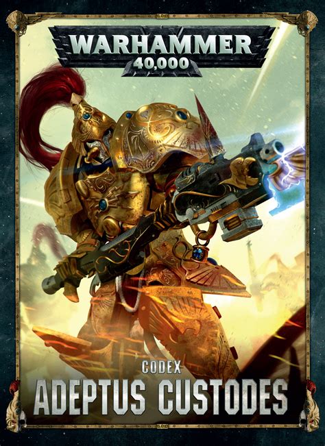 Warhammer 40 000 Codex Adeptus Custodes Codices Games Workshop Tabletop Comic Portal