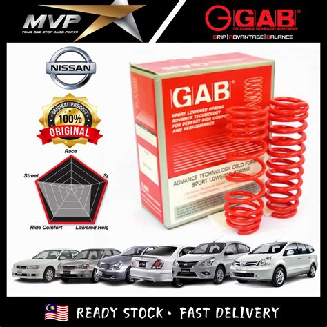 Ready Stock Original Gab Sport Spring Nissan Sentra Cefiro