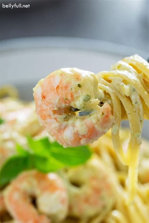 This Creamy Shrimp Pesto Pasta Recipe Is A Quick And Easy 20 Minute Meal With A Sublime Sauce