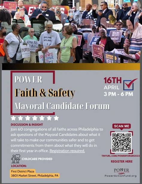 Power Interfaith To Host Phila Mayoral Candidates Forum April 16