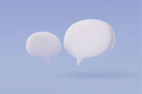 Premium Vector 3d Speech Bubble Vector Talking Box Chatting Box