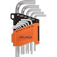 Truper ALL 25 Juego de 25 llaves Allen standard y milimétricas c