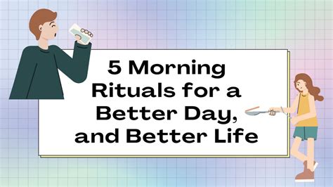 5 Morning Rituals For A Better Day And Better Life Applied Science