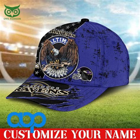 Baltimore Ravens Nfl Bald Eagle Customized Classic Cap Owl Fashion Shop