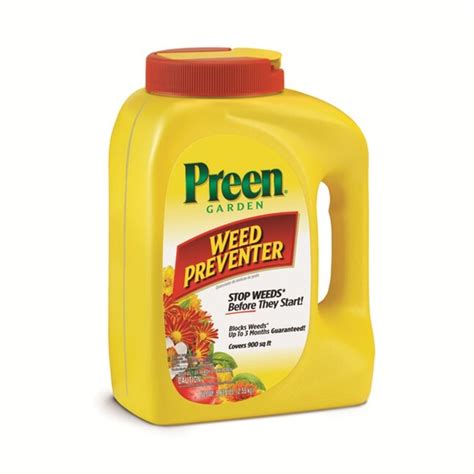 Preen Garden Weed Preventer 5 Lb 900 Sq Ft Pre Emergent Herbicide In The Weed Preventers