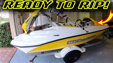 Getting The Seadoo Sportster Speedster Jet Boat Ready For Water Youtube