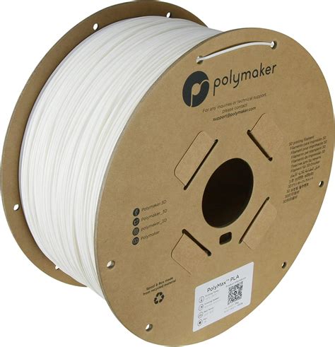 Polymaker Tough Pla Mm D Printer Filament Kg White Pla Filament