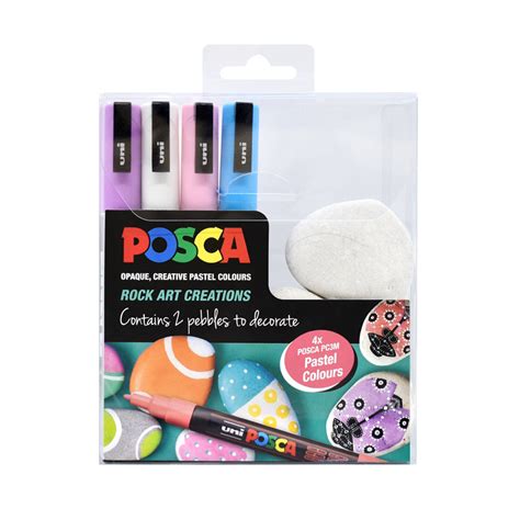 Posca rock art creations set – Draw & Paint Art Supplies