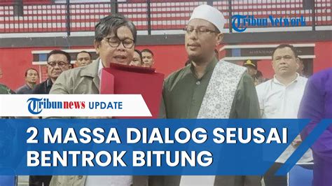 Wali Kota Bitung Gerak Cepat Seusai 2 Kelompok Massa Bentrok Gelar