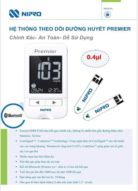 M Y O Ng Huy T Nipro Premier Blood Glucose Monitoring System Gi