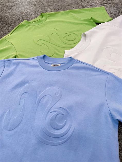 Embossed Icon T Shirts By Nubes Studio Print Inspiration Print Shirts