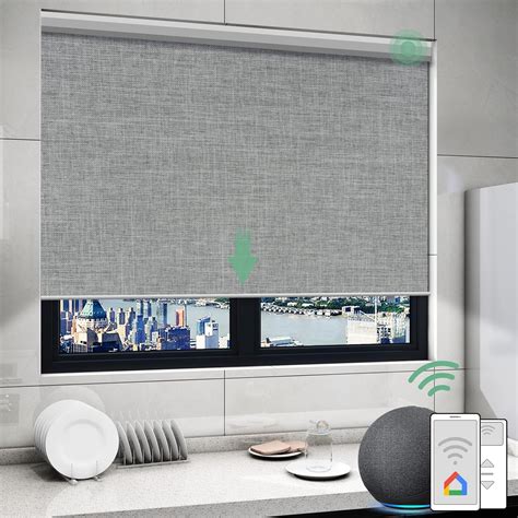 Amazon Yoolax Motorized Blinds With Remote Blackout Smart Blinds