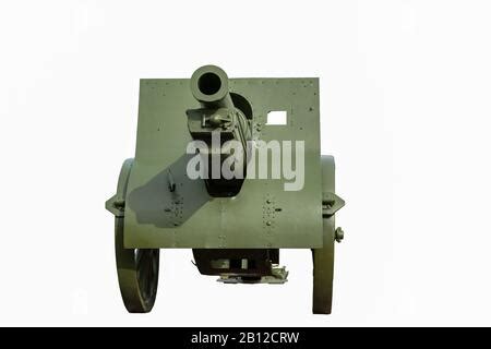 Front View Of Schneider Creusot C Model A Mm Gun From The