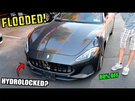 We Bought A CHEAP FLOODED Maserati At Salvage Auction Sight Unseen