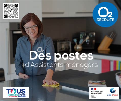 L agence O2 recrute des assistants ménagers et gardes d enfants à