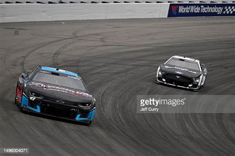 Erik Jones Driver Of The Chevrolet And Aric Almirola