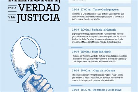 Actividades por el Día de la Memoria por la Verdad y la Justicia