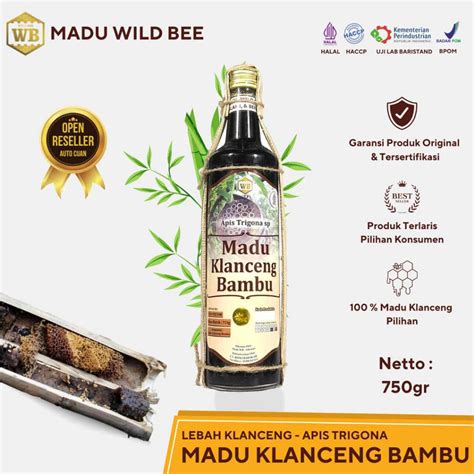 Jual ORIGINAL MADU KLANCENG BAMBU TANPA CAMPURAN Madu Murni Madu