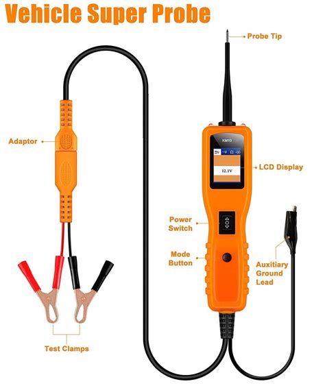 Automotive Tools Supplies Motors Kzyee Km Car Circuit Tester