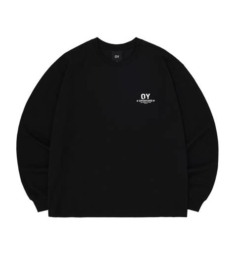 Musinsa Oy Skull Logo Long Sleeve Black