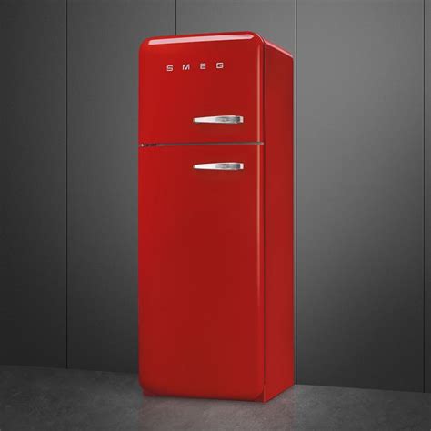 SMEG FAB30LRD5 Отдельностоящий двухдверный холодильник, 60 см, Цвет ...