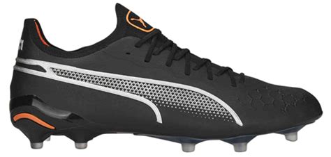 PUMA King Ultimate FG Senior Football Boots Black Silver Ultra